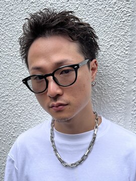 フリーク バーバーショップ 都島店(FREAK BARBER SHOP) スパイキーショートクセ毛風パーマ