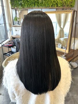 モワ 仙台(Mois) ダークアッシュ×髪質改善トリートメント/10代20代30代/縮毛矯正