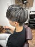 【ホワイトメッシュ】＋メンズカット￥21450<理容室>メンズブリーチハイライト