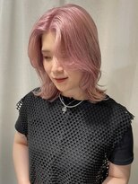 ノラ シンディ(NORA CYNDY)&nbsp;ピンクカラー カーテンバング