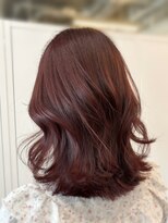 アリュウル 表参道 青山(Allure) チェリーピンクカラー×レイヤーカット 佐藤