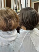 30代~70代 美髪矯正×ブリーチしない白髪ぼかし