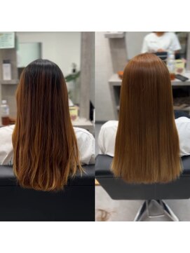 エマ(EMMA) ブリーチ無しミルクティーカラー