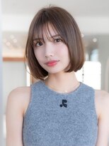 ケアリー 川西能勢口(Carelly)&nbsp;デザインカラー/レイヤーカット/ウェットヘア/オリーブベージュ