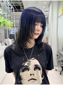 上田/ルーツカラーデザインカラーブルーブリーチハイトーン