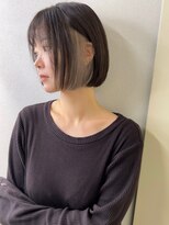 ロイオブジゼル(roi of GiseL)&nbsp;ショート ボブ タッセルボブ インナーカラー 透明感カラー 20代