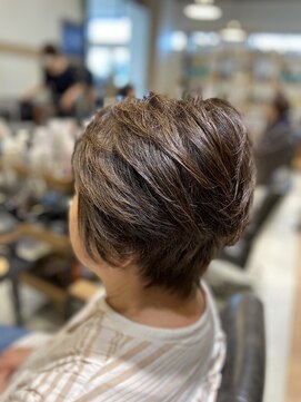 モア ヘアデザイン バイ オリジンズ つくばみどりの店(moA hair design by Origins) ミセスショート