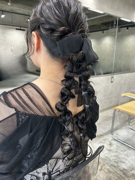 ネアー 新潟(NEER) アプリコットオレンジ/くびれヘア/レイヤーショート［新潟］