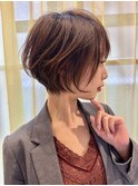アゴラインショートボブ軽め【岡本/芦屋/三宮】