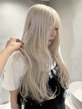 ペレ アネックス 大阪梅田茶屋町店(PELE ANNEX) くびれヘア/アプリコットオレンジ/夏のヘアアレンジ/梅田