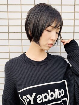 サロンドクロエ(Salon de Chloe)の写真/ショートなら《Chloe》におまかせ◇髪質やクセを活かしたカットで扱いやすさ◎理想のショートスタイルへ*