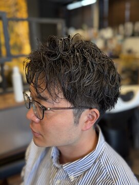 ワズ(W@Z) 【定番】メンズパーマ - 緩めツイスパMIX -