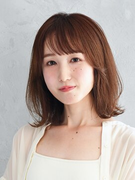 アース 溝の口店(HAIR&MAKE EARTH) 20代30代40代大人可愛い韓国風艶感プリカール外はねボブディ