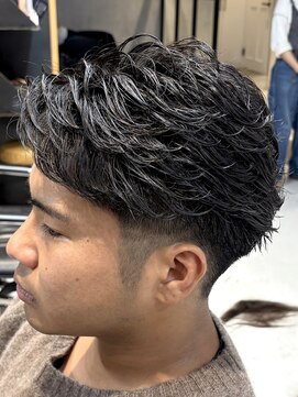 エリマ 調布(elima) 調布メンズショートツイストスパイラルパーマメンズパーマゆるめ