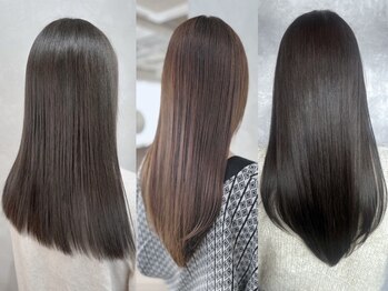 リノ(F’lino)の写真/【髪質改善】F’linoは縮毛もダメージレス！ケア剤も豊富に使用。トリートメントとの相性も◎