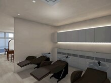 miiro 仙台東口/髪質改善/縮毛矯正ストレート/カラー/ショート【4月OPEN(予定)】の雰囲気(フルフラットのシャンプー台で安らぎのヘアケア体験を)