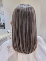 ヘアーラニッシュ 船橋店(hair Lanish)&nbsp;細め”チップのナチュラルバレイヤージュ