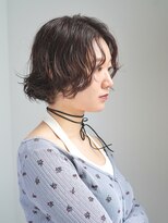 インセプション 銀座(INCEPTION) 切りっぱなしショート・ボブ/絶壁解消/前髪なし/20代/30代/丸顔