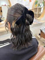 ヘアメイク メルシー(Merci)&nbsp;ゆるふわリボンヘア