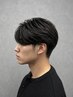新規メンズカット+ニュアンスパーマ+プレTr