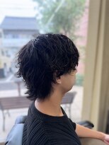キューブ(HAIR MAKE Cube)&nbsp;ニュアンスパーマ×ウルフミディ