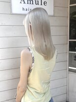 アミュレ ヘア サロン(Amule hair salon) ケアブリーチホワイトミルクティーベージュ