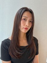 エクラ バイ キョウト(eclat by kyoto) 韓国風レイヤー顔回りカットロングレイヤー二条美容室京都美容室