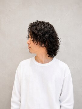 ネオリーブ モカ 川崎チネチッタ店(Neolive mocca) メンズサーフカール×センターパート
