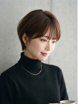 スールバイアミ(soeur by amii)&nbsp;室蘭ショートヘアショートカット韓国白髪ぼかし白髪染めボブ