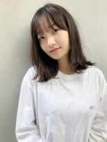 ミィ 表参道(mee.)&nbsp;【mee.】ハセガワヒトシ　ネイビーベージュ　ロブ☆表参道