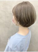 ＊【SUN】ショートボブ柔らかベージュ