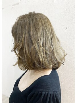 ヘアーワークス ヘルム 渋谷店(HAIR WORKS HELM) イルミナカラー☆ミルクティー ベージュ☆