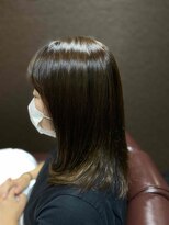 ヘアーカルチャー おゆみ野店(HAIR CULTURE)&nbsp;艶髪セミロング髪質改善カラーうる艶ストレート