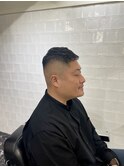 かき上げヘアショートレイアーくせ毛風パーマコンマヘアS85