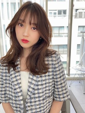 ラル 立川(lar) ワンホンセミディ_マロンベージュニュアンスカラー透明感