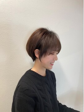 ユニークバイケンジ 町田(unique KENJE) 大人可愛い×耳かけ丸みショートボブ