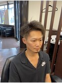 ツーブロック×ツイストスパイラル