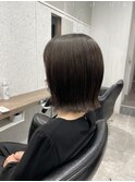 大人ボブ/グレージュ/大人可愛い