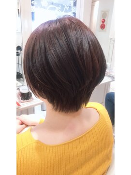 アッシュ 西荻窪店(Ash) ピンクブラウンの柔らかショートヘア
