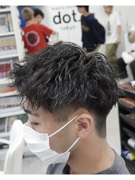 メンズ サロン ドット トウキョウ 町田店(men's salon dot. tokyo) 短髪×ツイストパーマ〔町田/メンズカット/眉毛/眉毛カット〕