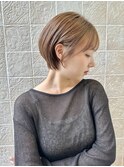 耳掛け大人ショート マッシュショート  丸みショート