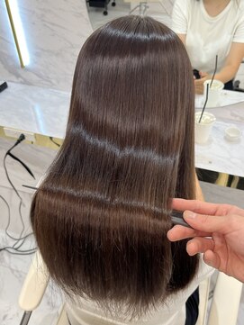 シェノン サントル(CHAINON CENTRE) 前髪/マチルダボブ/ピンクベージュ/インナーグレージュ