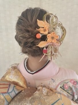 ヘアーメイクサロン リュクス(Hair make salon LUXE) ルーズ和装アップアレンジ