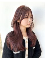 アフロートリノ(AFLOAT Leino) 大人可愛い韓国ヘア 暖色カラー くびれヘア レイヤーカット#