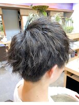 エルバイシオン(aile by sion)&nbsp;ツーブロック×アッシュブラック