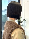 切りっぱなしボブ タッセルボブ 韓国ボブ 美髪 表参道