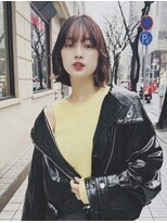 メリケンビューティーパーラー コウベ(MERICAN BEAUTY PARLOR KOBE)&nbsp;似合わせカット小顔前髪イメチェンアンブレラカラーこなれミディ