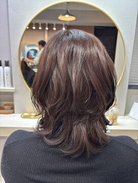 アオ 花咲町(a-o) 大人のツヤ感ピンクパール♪