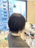 外ハネショートボブ