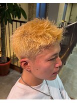 ルーディヘアーブランド(Ludi hair Brand) スパイキーショート×金髪